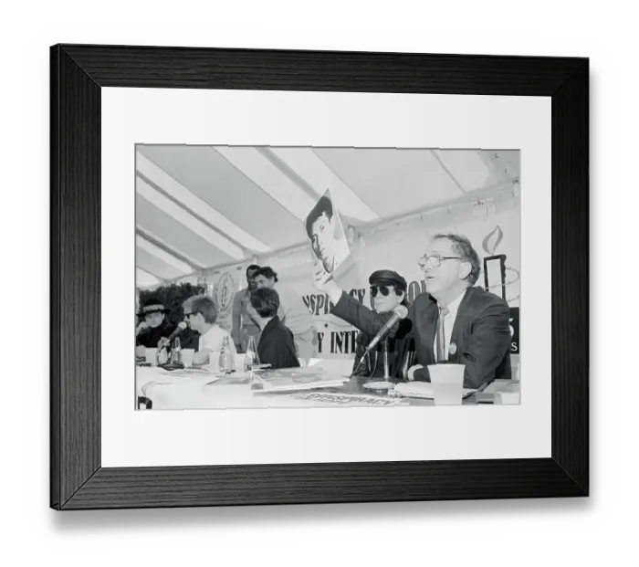 Framed Print : Amnesty International Press Conference Framed Print : Amnesty International Press Conference