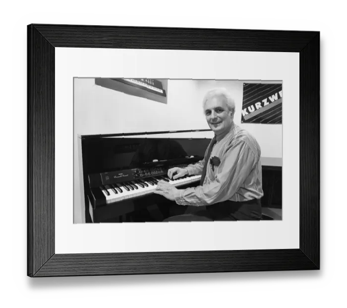 Framed Print : Robert Moog With Synthesizer Framed Print : Robert Moog With Synthesizer