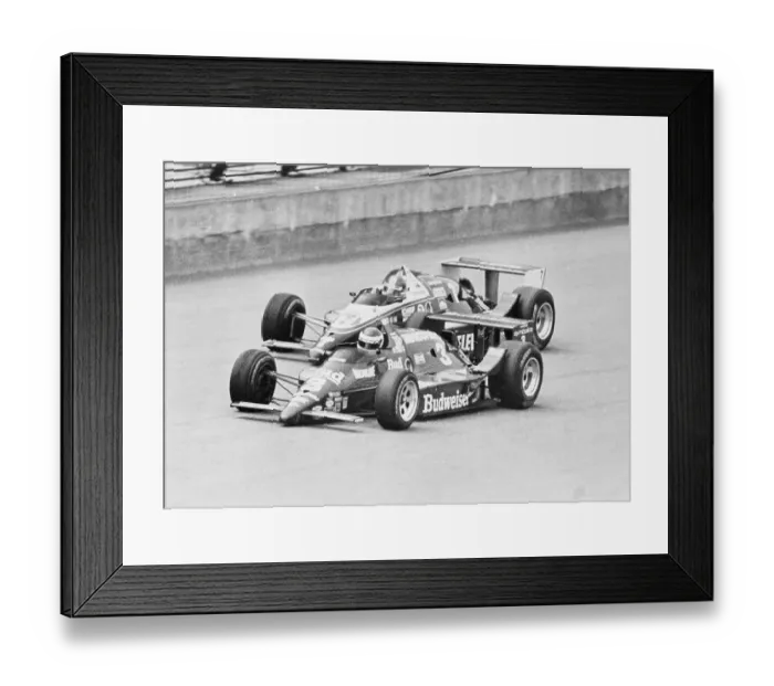 Framed Print : Bobby Rahal Passing Kevin Cogan Framed Print : Bobby Rahal Passing Kevin Cogan