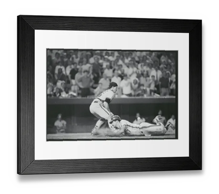 Framed Print : Keith Hernandez Sliding into Base Framed Print : Keith Hernandez Sliding into Base