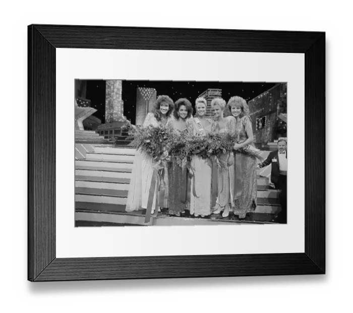 Framed Print : Miss America Pageant Winners of 1986 Framed Print : Miss America Pageant Winners of 1986