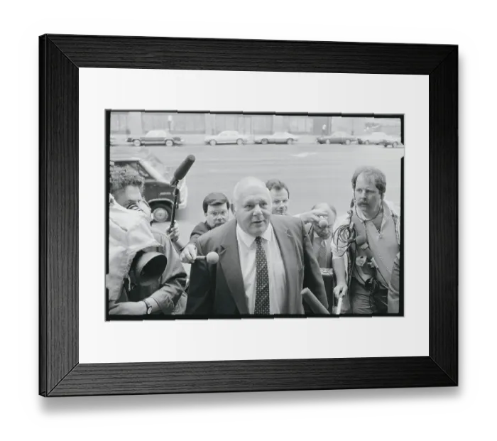 Framed Print : Jackie Presser Goes To Court Framed Print : Jackie Presser Goes To Court