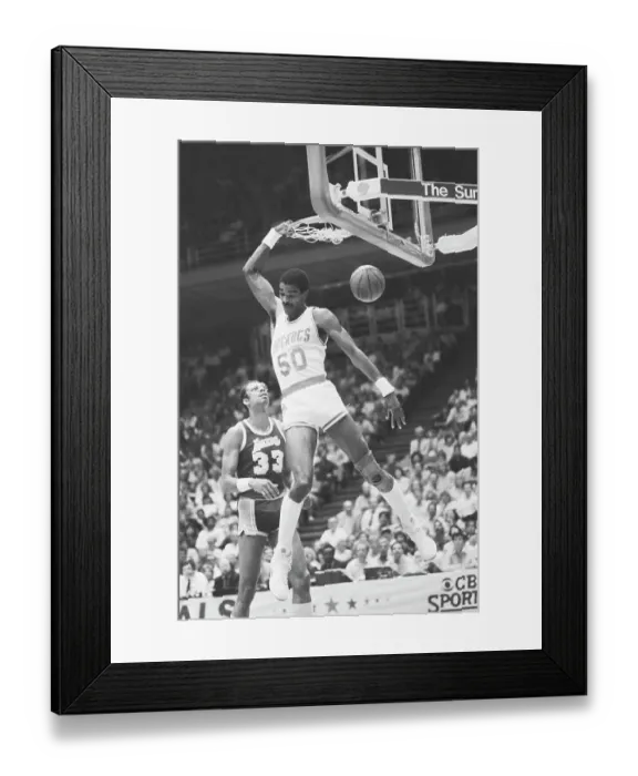 Framed Print : Ralph Sampson After Dunk Framed Print : Ralph Sampson After Dunk