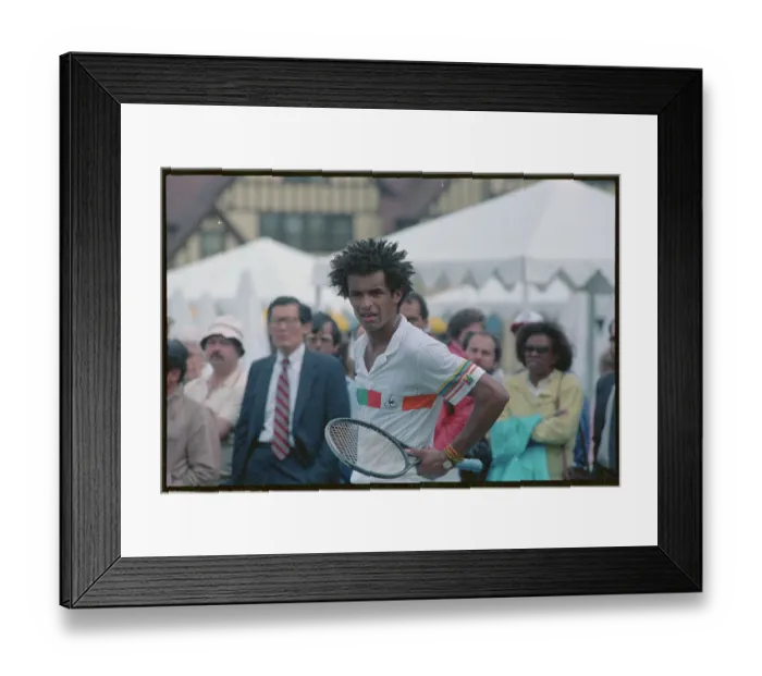 Framed Print : Tennis Player Yannick Noah Framed Print : Tennis Player Yannick Noah