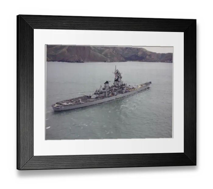 Framed Print : Battleship USS Missouri Framed Print : Battleship USS Missouri