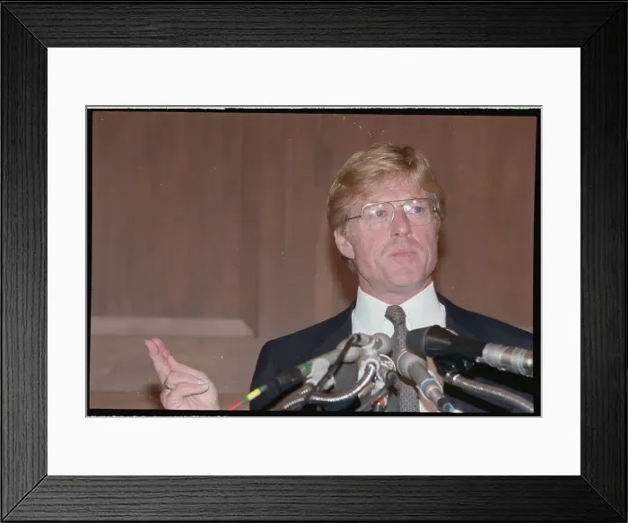 Framed Print : Robert Redford Speaking at Hearing Framed Print : Robert Redford Speaking at Hearing