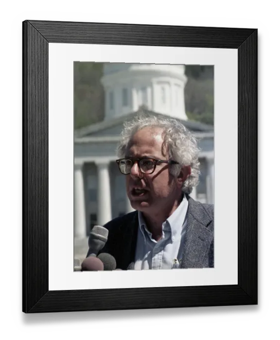 Framed Print : Bernie Sanders