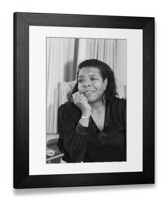 Framed Print : Maya Angelou Framed Print : Maya Angelou