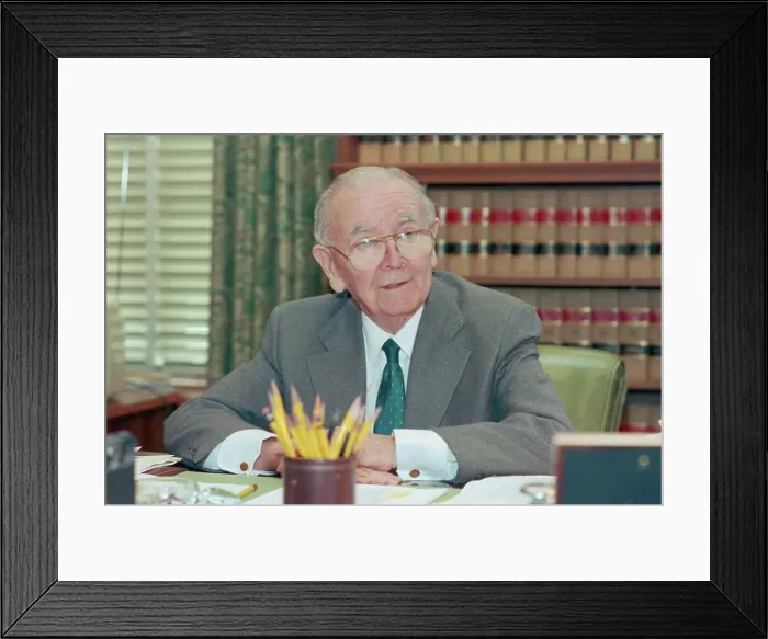 Framed Print : Portrait of William J. Brennan Jr Framed Print : Portrait of William J. Brennan Jr