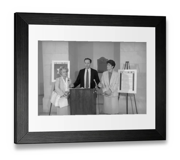 Framed Print : Charles Schumer Unveiling Holocaust Exhibit Framed Print : Charles Schumer Unveiling Holocaust Exhibit