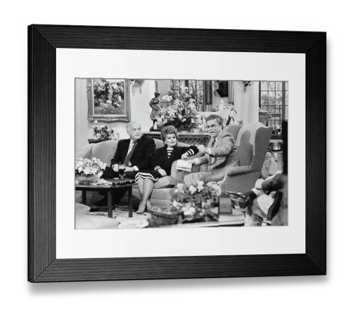 Framed Print : Jim and Tammy Bakker on Television Program Framed Print : Jim and Tammy Bakker on Television Program