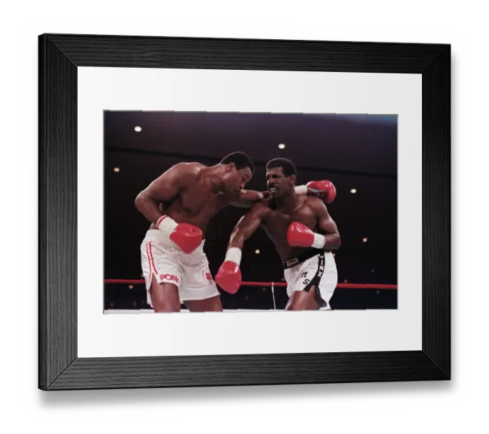 Framed Print : Michael Spinks and Larry Holmes in Rematch Framed Print : Michael Spinks and Larry Holmes in Rematch