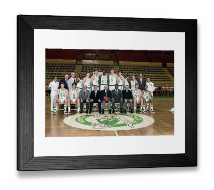 Framed Print : 1986 Boston Celtics Team Photograph