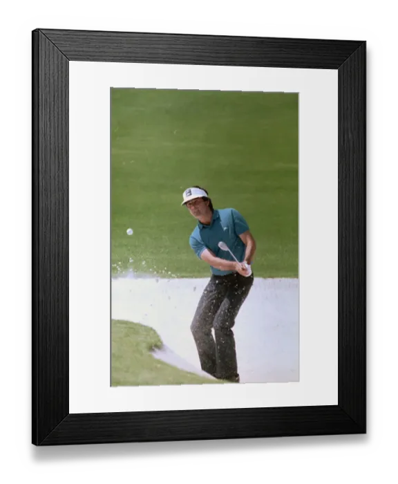 Framed Print : Seve Ballesteros Playing from Sand Trap Framed Print : Seve Ballesteros Playing from Sand Trap