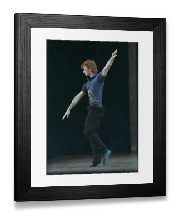 Framed Print : Mikhail Baryshnikov in Dance Practice Framed Print : Mikhail Baryshnikov in Dance Practice