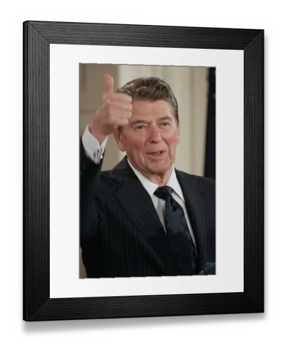 Framed Print : President Ronald Reagan Framed Print : President Ronald Reagan