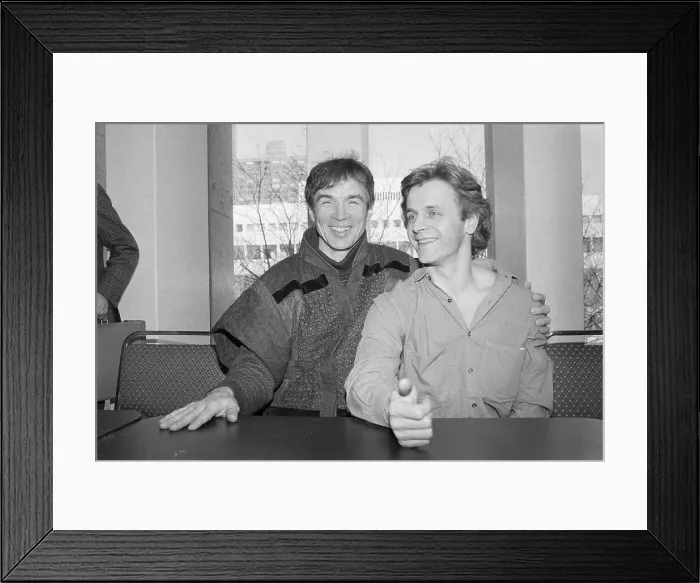 Framed Print : Nureyev and Baryshnikov Announcing Gala Framed Print : Nureyev and Baryshnikov Announcing Gala