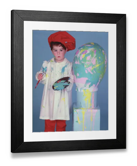 Framed Print : Jason Rogues Painting Easter Egg on Capitol Framed Print : Jason Rogues Painting Easter Egg on Capitol