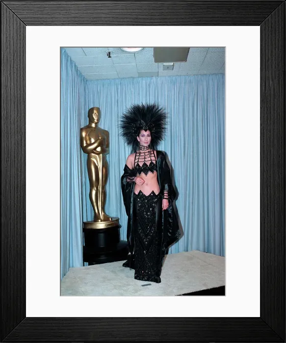 Framed Print : Cher Backstage at Academy Awards Framed Print : Cher Backstage at Academy Awards