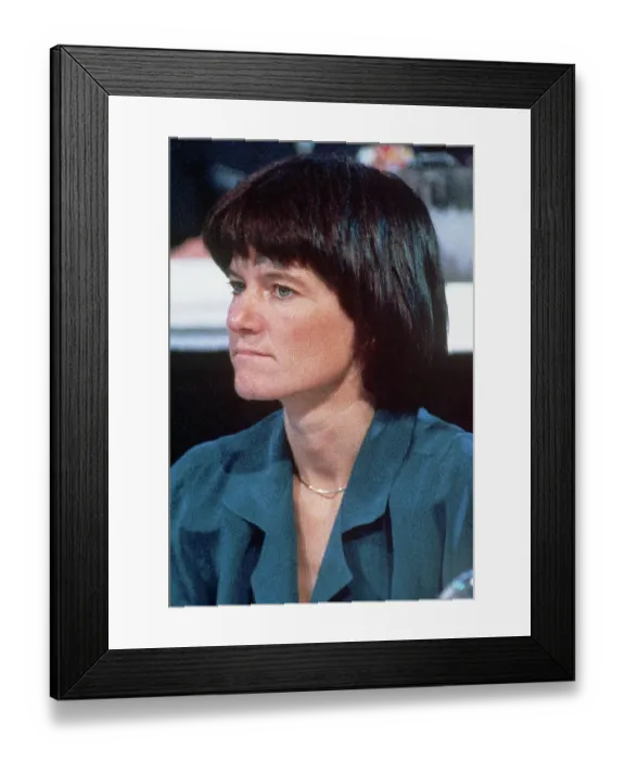 Framed Print : Astronaut Sally Ride Framed Print : Astronaut Sally Ride