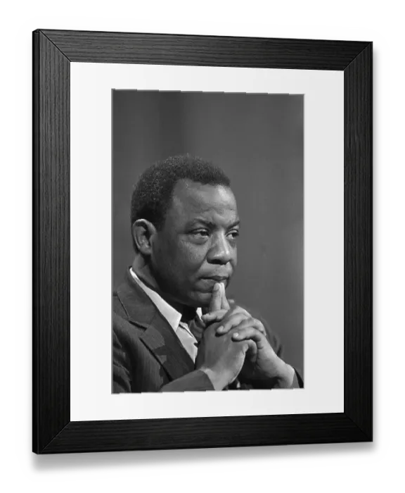 Framed Print : Mayor Wilson Goode Looking Somber Framed Print : Mayor Wilson Goode Looking Somber