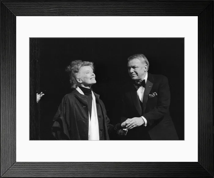 Framed Print : Frank Sinatra Introducing Katharine Hepburn Framed Print : Frank Sinatra Introducing Katharine Hepburn