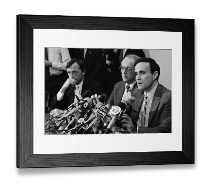 Framed Print : U.S. Attorney, Rudolph Giuliani Framed Print : U.S. Attorney, Rudolph Giuliani