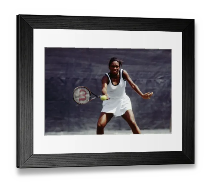 Framed Print : Zina Garrison playing tennis Framed Print : Zina Garrison playing tennis