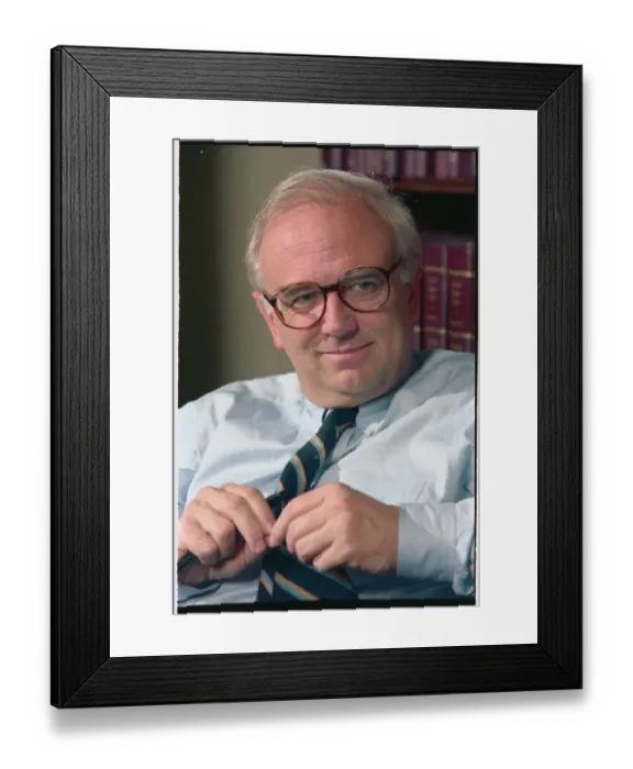 Framed Print : Les Aspin Fidgeting with Tie Framed Print : Les Aspin Fidgeting with Tie