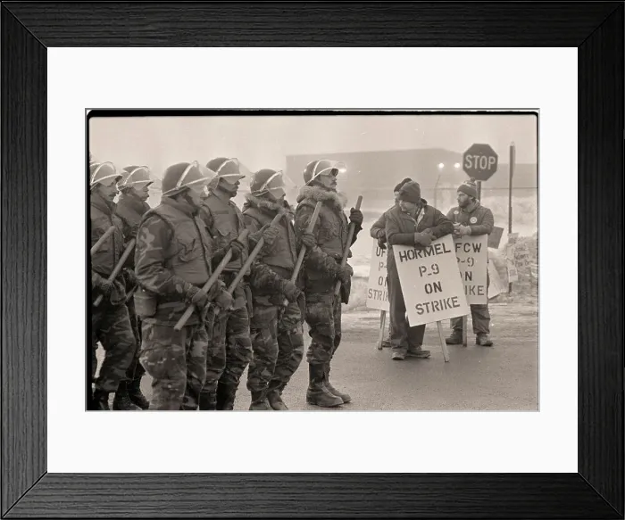 Framed Print : National Guardsmen and Strikers Framed Print : National Guardsmen and Strikers