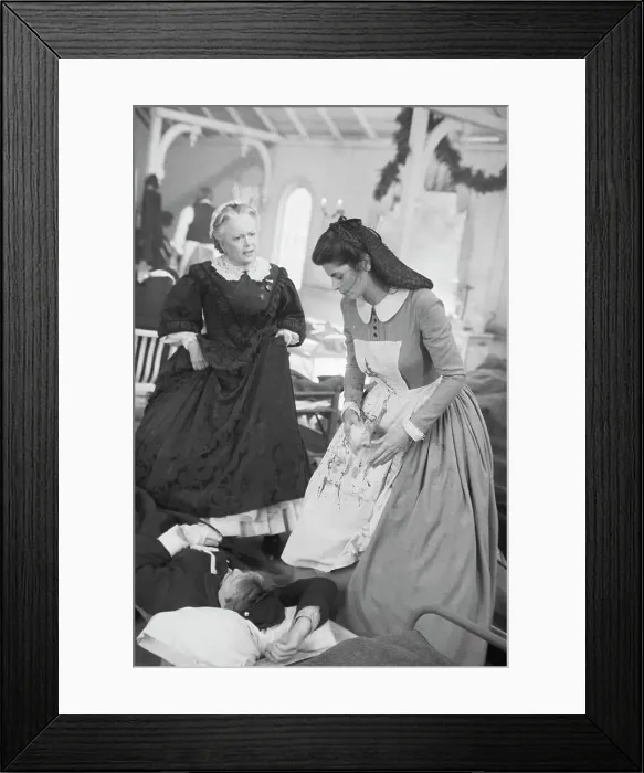 Framed Print : Kirstie Alley and Olivia De Havilland in Scene From Framed Print : Kirstie Alley and Olivia De Havilland in Scene From
