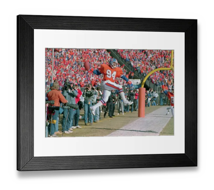 Framed Print : Ricky Nattiel Scoring Touchdown