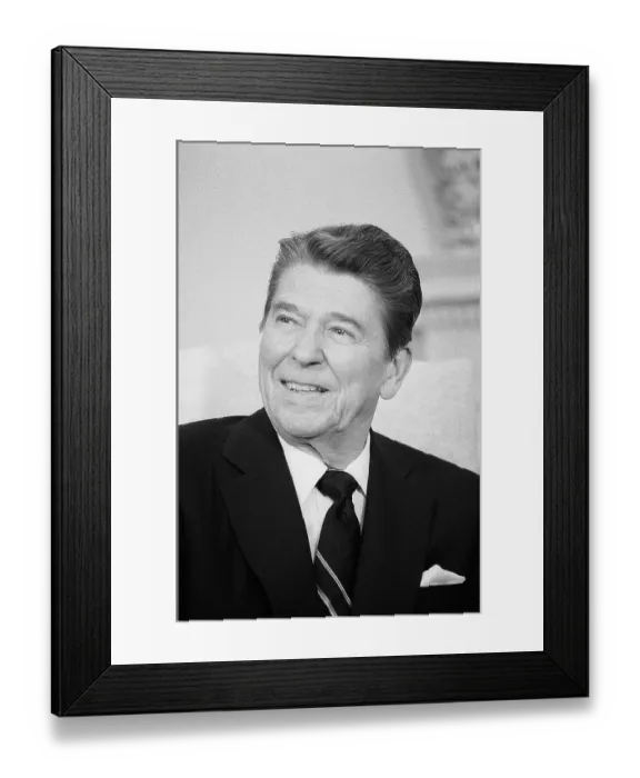 Framed Print : Ronald Reagan