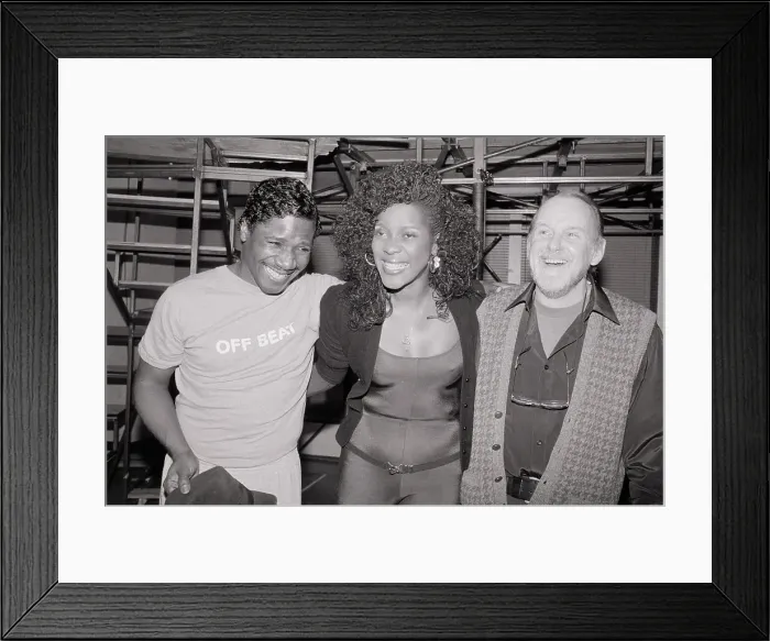 Framed Print : Bob Fosse With Cleavant Derricks and Loretta Devine