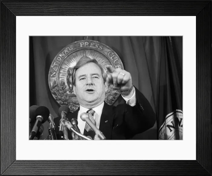 Framed Print : Jerry Falwell Announces Liberty Federation Framed Print : Jerry Falwell Announces Liberty Federation