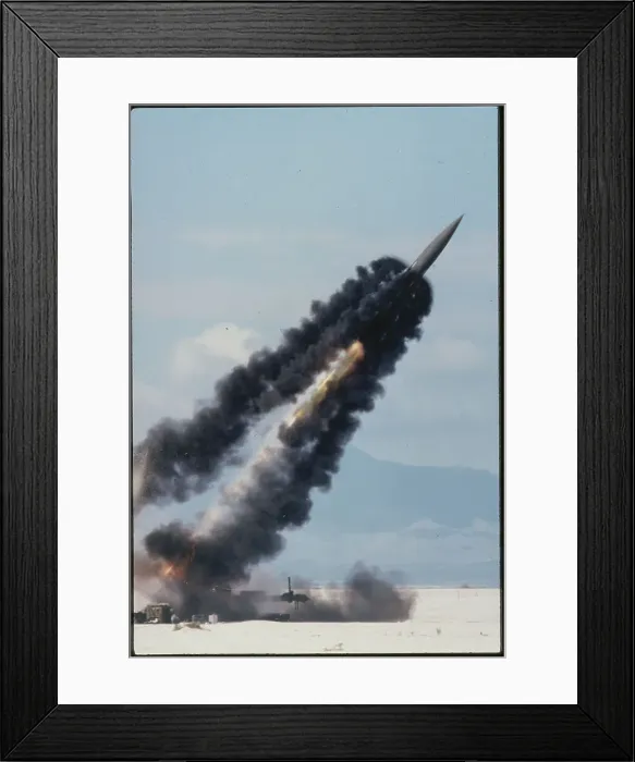 Framed Print : Lance Missile Rocketing into the Sky Framed Print : Lance Missile Rocketing into the Sky