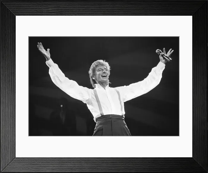 Framed Print : Barry Manilow Performing Framed Print : Barry Manilow Performing