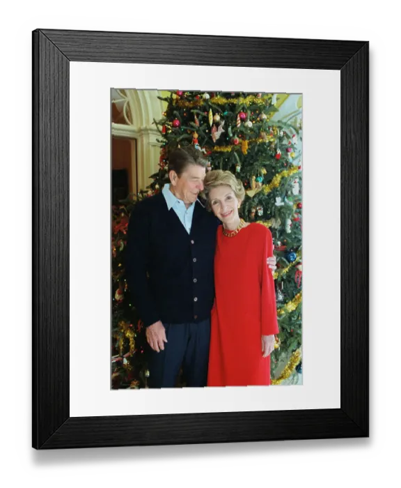 Framed Print : President and Mrs. Reagan Embracing