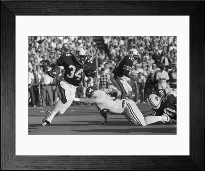 Framed Print : Bo Jackson Evading Curt Jarvis Framed Print : Bo Jackson Evading Curt Jarvis