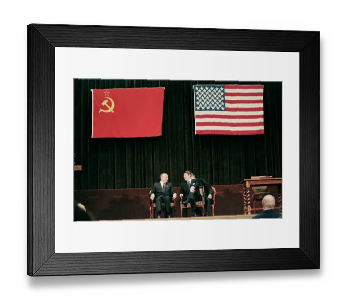 Framed Print : Soviet-U.S. Summit Framed Print : Soviet-U.S. Summit