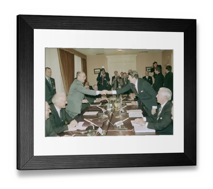 Framed Print : Soviet-U.S. Summit Framed Print : Soviet-U.S. Summit