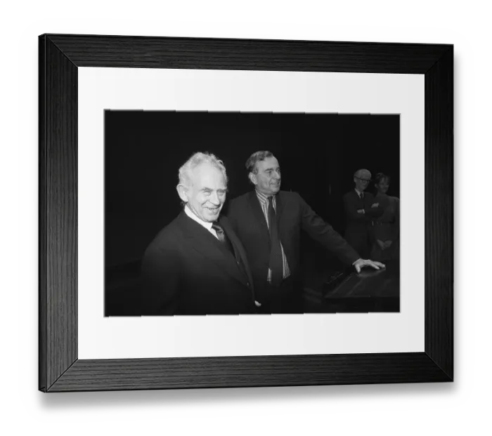 Framed Print : Norman Mailer and Gore Vidal Smiling Framed Print : Norman Mailer and Gore Vidal Smiling