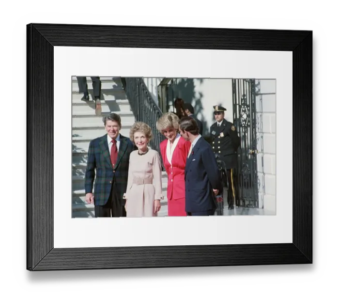 Framed Print : Reagans Welcome Prince Charles Framed Print : Reagans Welcome Prince Charles