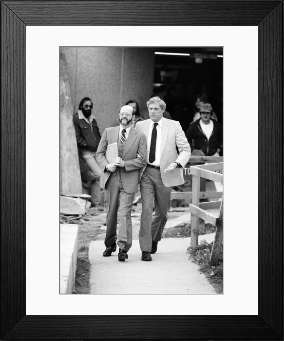 Framed Print : Spy Ringleader Led From Detention Center