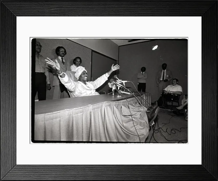 Framed Print : Little Richard at Press Conference Framed Print : Little Richard at Press Conference