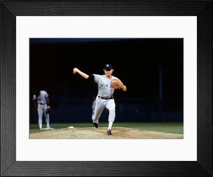 Framed Print : Joe Niekro Pitching a Ball Framed Print : Joe Niekro Pitching a Ball