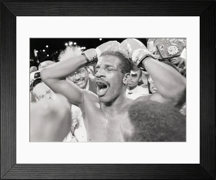 Framed Print : Michael Spinks Yelling After Victory Framed Print : Michael Spinks Yelling After Victory