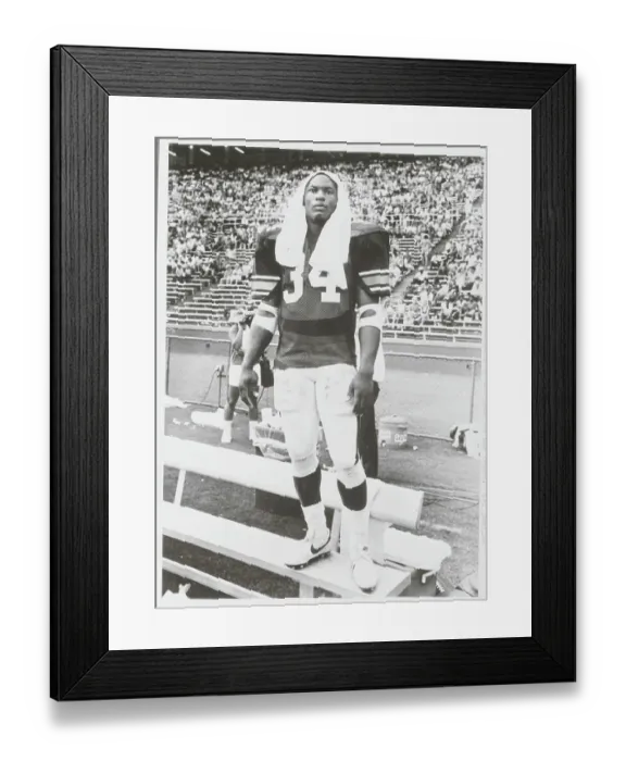 Framed Print : Bo Jackson Watching Football Game Framed Print : Bo Jackson Watching Football Game