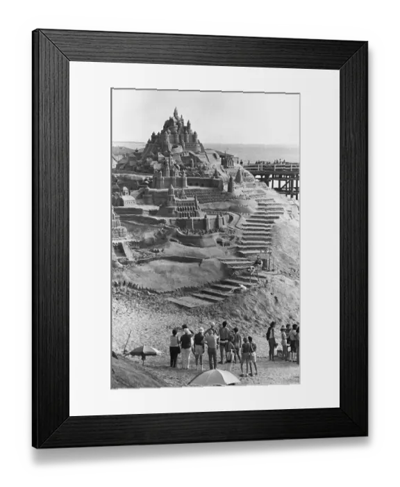 Framed Print : Sleeping Beauty's Castle Sandcastle Framed Print : Sleeping Beauty's Castle Sandcastle