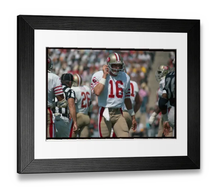 Framed Print : Joe Montana Shown During Game Framed Print : Joe Montana Shown During Game